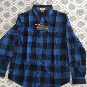 Brand new with tags boys flannel shirt size 12